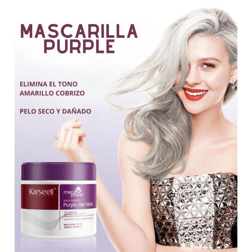 Karseell - *Maca Power* - Maschera neutralizzante alla viola Blonde