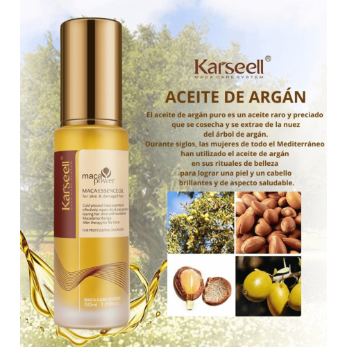 Karseell - *Maca Power* - Siero per capelli con olio di Argan