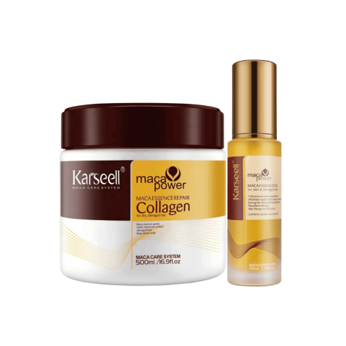 Karseell - *Maca Power* - Set trattamento riparatore Maschera + Olio siero