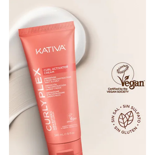 Kativa - *Curly Plex* - Crema attivatrice di ricci - Capelli mossi