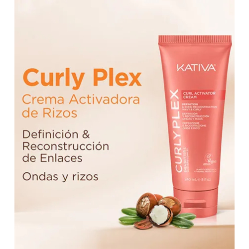 Kativa - *Curly Plex* - Crema attivatrice di ricci - Capelli mossi