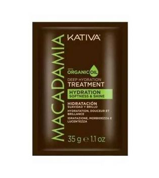 Kativa - Maschera per il trattamento di idratazione profonda Macadamia - Formato da viaggio