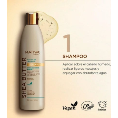 Kativa - *Shea Butter* - Shampoo extra nutriente e lucidante