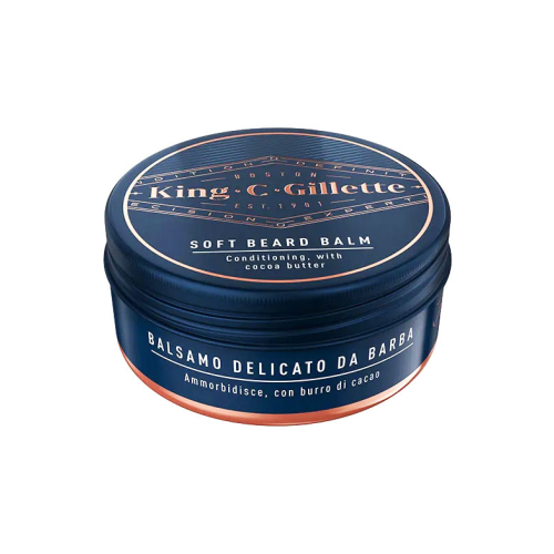King C. Gillette - Soft Balsamo da Barba con Burro di Cacao