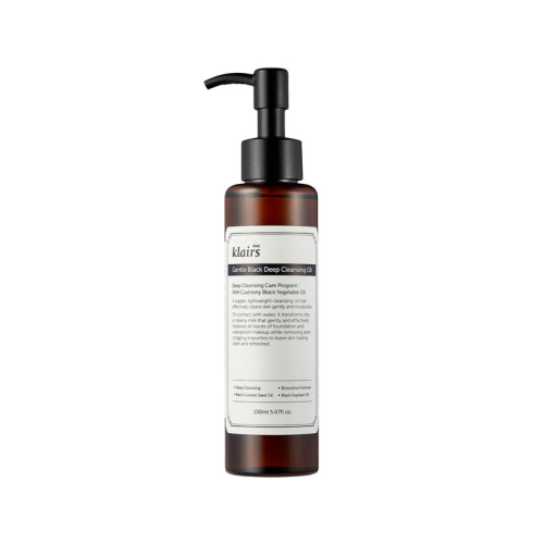 Klairs - Olio  detergente Gentle Black Deep Cleansing Oil