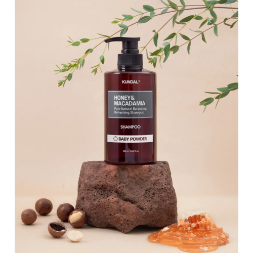 Kundal - Shampoo rinfrescante Honey & Macadamia - Baby Powder