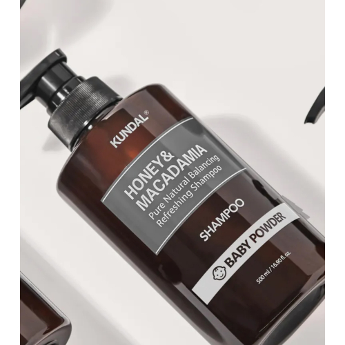 Kundal - Shampoo rinfrescante Honey & Macadamia - Baby Powder