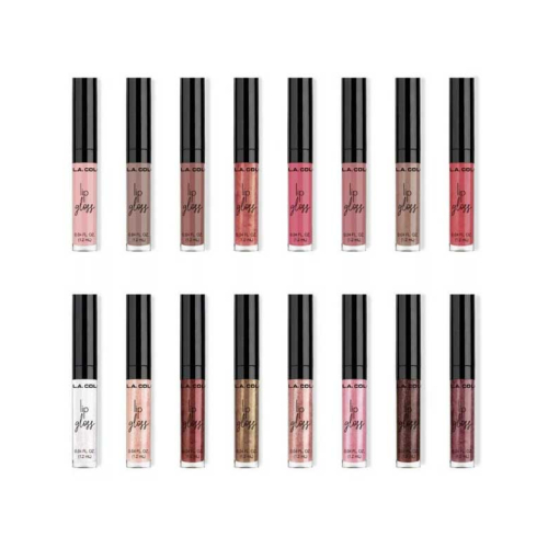 L.A Colors - Set di 16 lucidalabbra Gloss Fanatic