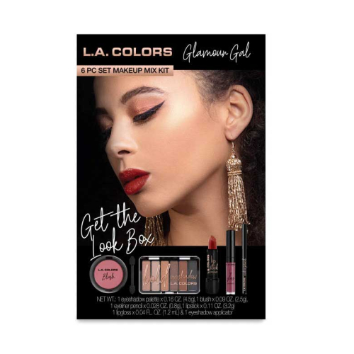 L.A Colors - Set per il trucco da 6 pezzi - Glamour Gal