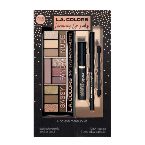 L.A Colors - Set di 4 occhi Luxurious Eye Looks