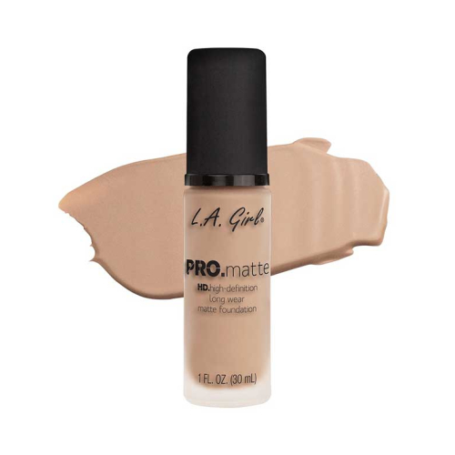 L.A. Girl - Fondotinta Fluido PRO Matte  - GLM675: Medium Beige