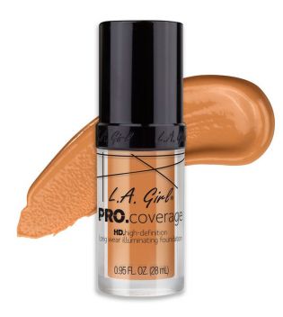 L.A. Girl - Pro Coverage Illuminating  Liquid Makeup - GLM645: Nude Beige