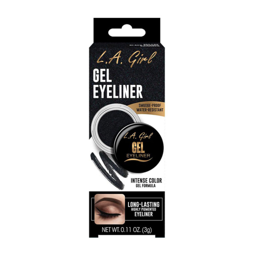 L.A. Girl - Eyeliner in Gel - GEL732: Black Cosmic Shimmer