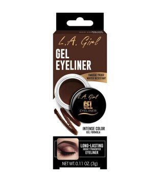 L.A. Girl - Eyeliner in Gel - GEL735: Rich Chocolate Brown