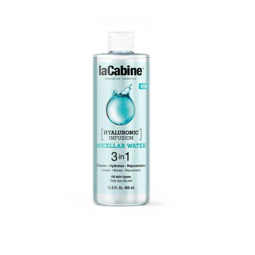 La Cabine - Acqua Micellare 3 in 1 Hyaluronic Infusion 400ml - Tutti i tipi di pelle