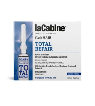 La Cabine - *Flash Hair* - Fiale riparatrici per capelli Total Repair - Capelli danneggiati