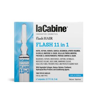La Cabine - *Flash Hair* - Fiale per capelli Flash 11-in-1 - Tutti i tipi di capelli