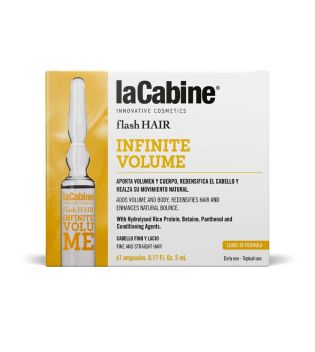 La Cabine - *Flash Hair* - Fiale per capelli Infinite Volume - Capelli fini e lisci