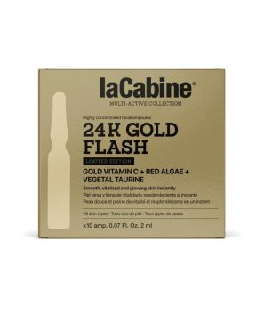 La Cabine - Confezione da 10 fiale effetto tensore 24K Gold Flash