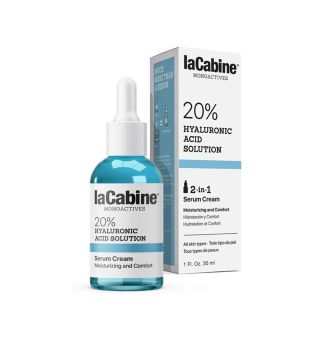 La Cabine - Siero crema 20% acido ialuronico in soluzione - Tutti i tipi di pelle