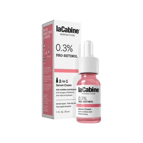 La Cabine - Siero crema antirughe e idratante 0.3% Pro-Retinol - Tutti i tipi di pelle