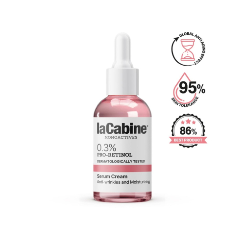 La Cabine - Siero crema antirughe e idratante 0.3% Pro-Retinol - Tutti i tipi di pelle