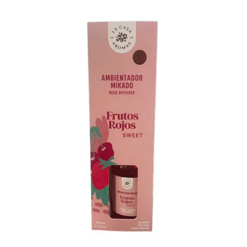La Casa de los Aromas - Deodorante per ambienti Mikado 100ml - Frutti rossi dolci