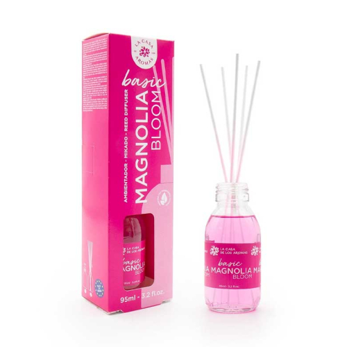 La Casa de los Aromas - Deodorante per ambienti Mikado Basic 95ml - Magnolia Bloom