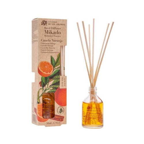 La Casa de los Aromas - Deodorante per ambienti Mikado Botanical Essence 50ml - Arancia cannella