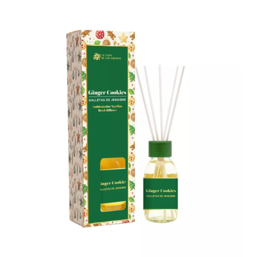 La Casa de los Aromas - Diffusore a bastoncini Christmas 95ml - Ginger Cookies