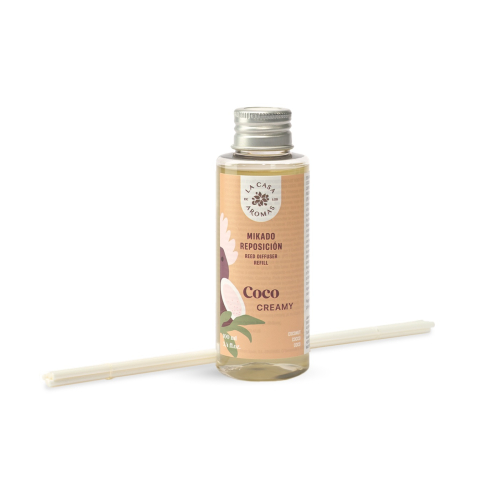 La Casa de los Aromas - Ricarica per deodorante per ambienti Mikado 100ml - Cocco