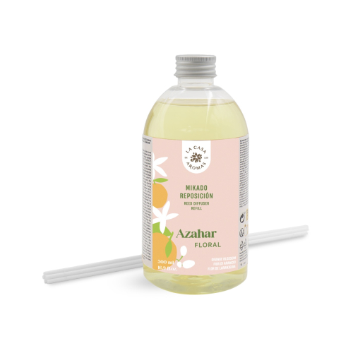 La Casa de los Aromas - Ricarica per deodorante per ambienti Mikado 500ml - Fiori d'arancio