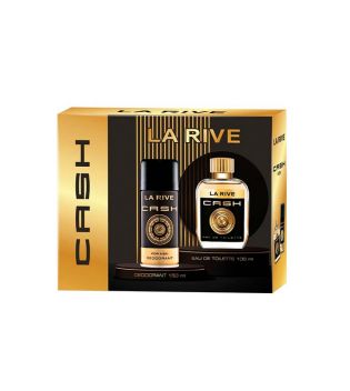La Rive - Cash for Men Gift Set - Deodorante e Eau de Toilette