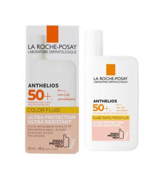 La Roche-Posay - Crema solare viso Color Fluid Anthelios - SPF50 +