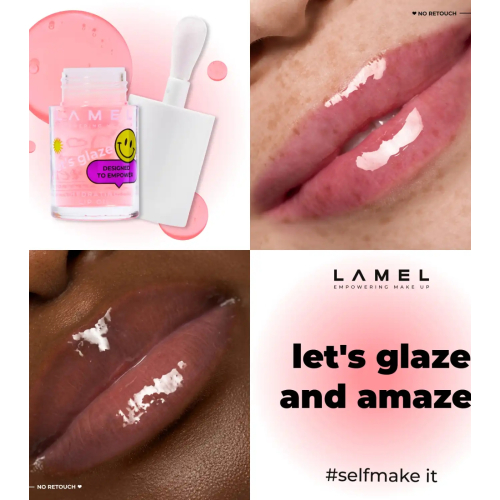 Lamel - Olio per labbra Let's Glaze - 401: Marshmallow