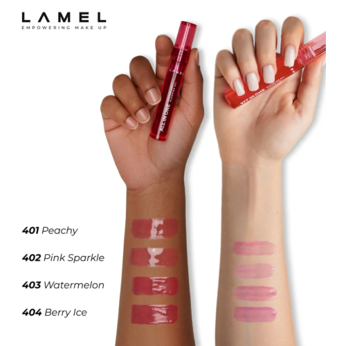 Lamel - Olio labbra volumizzante All in One - 401: Peach