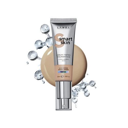 Lamel - Base per il trucco Smart Skin Serum Tinted Foundation - 404: Latte
