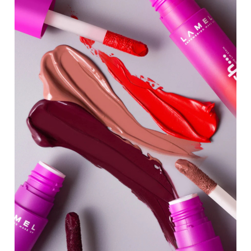 Lamel - Rossetto liquido opaco Posh Matte - 406: Ruby Red