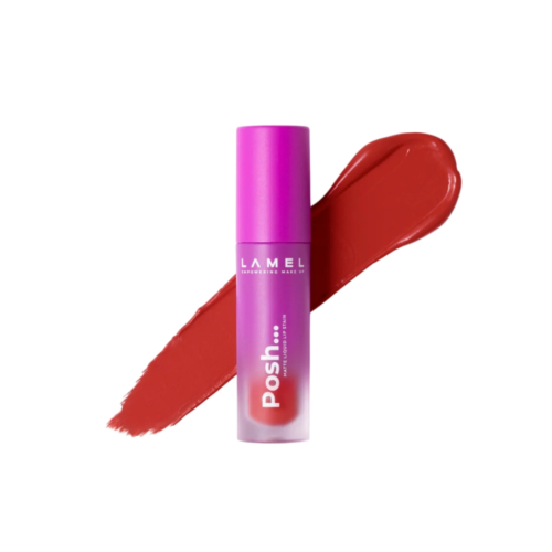 Lamel - Rossetto liquido opaco Posh Matte - 406: Ruby Red