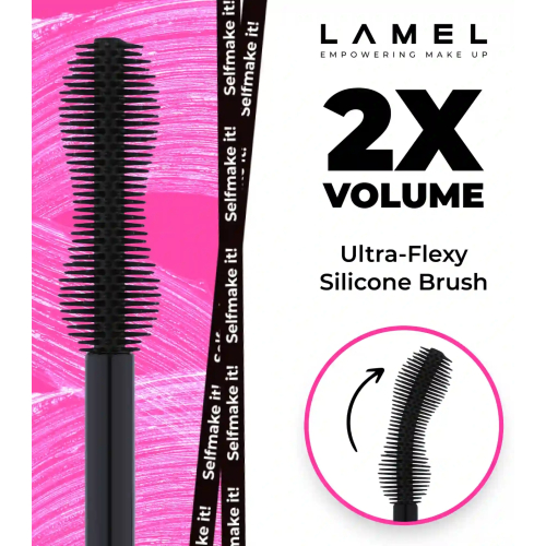Lamel - Mascara Cult Lift & Volume - 401: Black