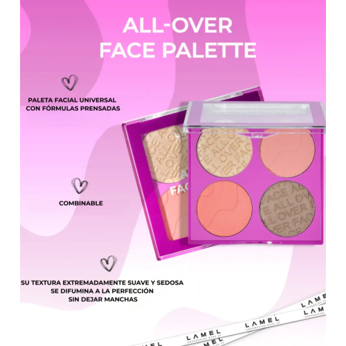 Lamel - Palette viso All-Over Face - 401: Light
