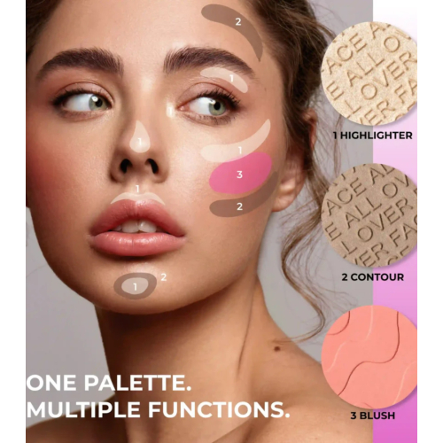Lamel - Palette viso All-Over Face - 401: Light