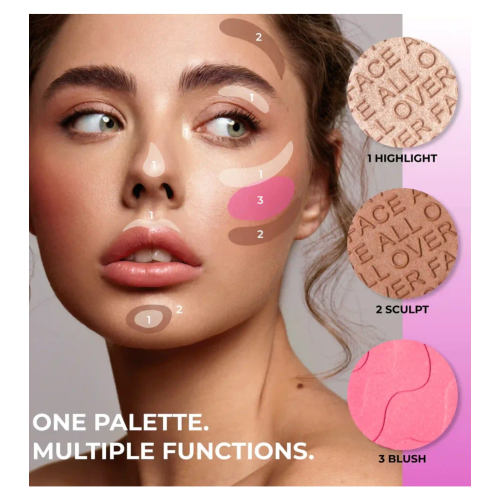 Lamel - Palette viso All-Over Face - 402: Medium