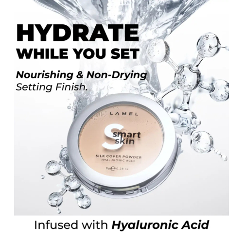 Lamel - Cipria compatta Smart Skin - 401: Porcelain