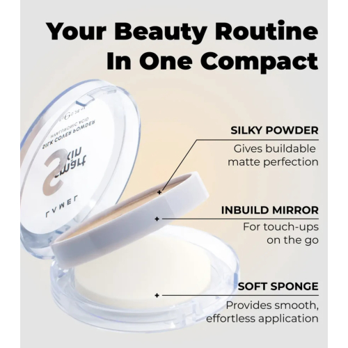 Lamel - Cipria compatta Smart Skin - 401: Porcelain