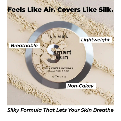 Lamel - Cipria compatta Smart Skin - 404: Sand