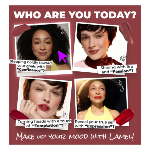 Lamel - Tinta per labbra Lip Stain - 01: Confidence