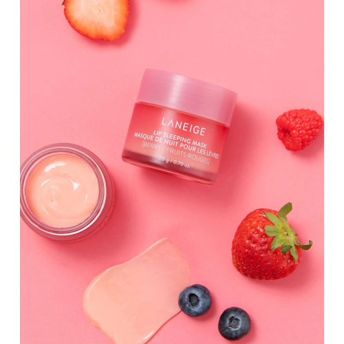 Laneige - Maschera labbra notturna - Berry