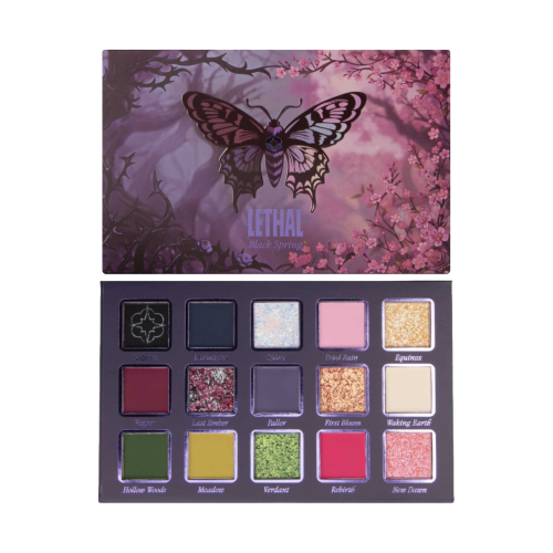 Lethal Cosmetics - *Black Spring* - Palette di ombretti