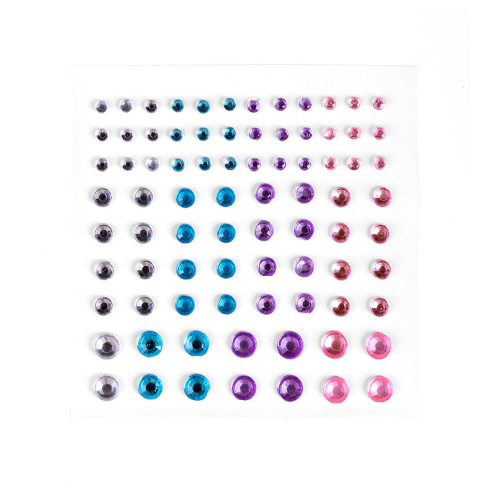 Lethal Cosmetics - Gemme adesive per il viso Face Gems - Colorful